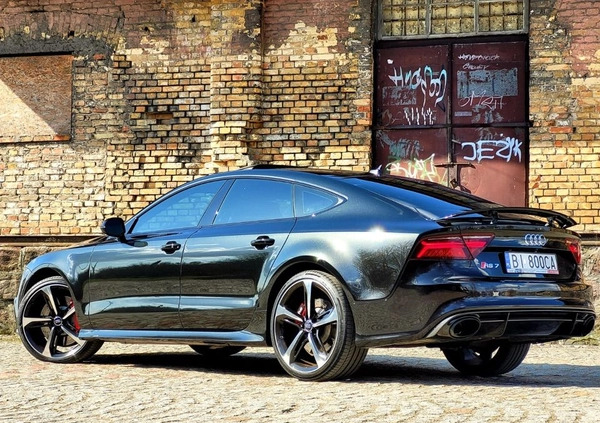 Audi RS7 cena 229000 przebieg: 96000, rok produkcji 2016 z Białystok małe 121